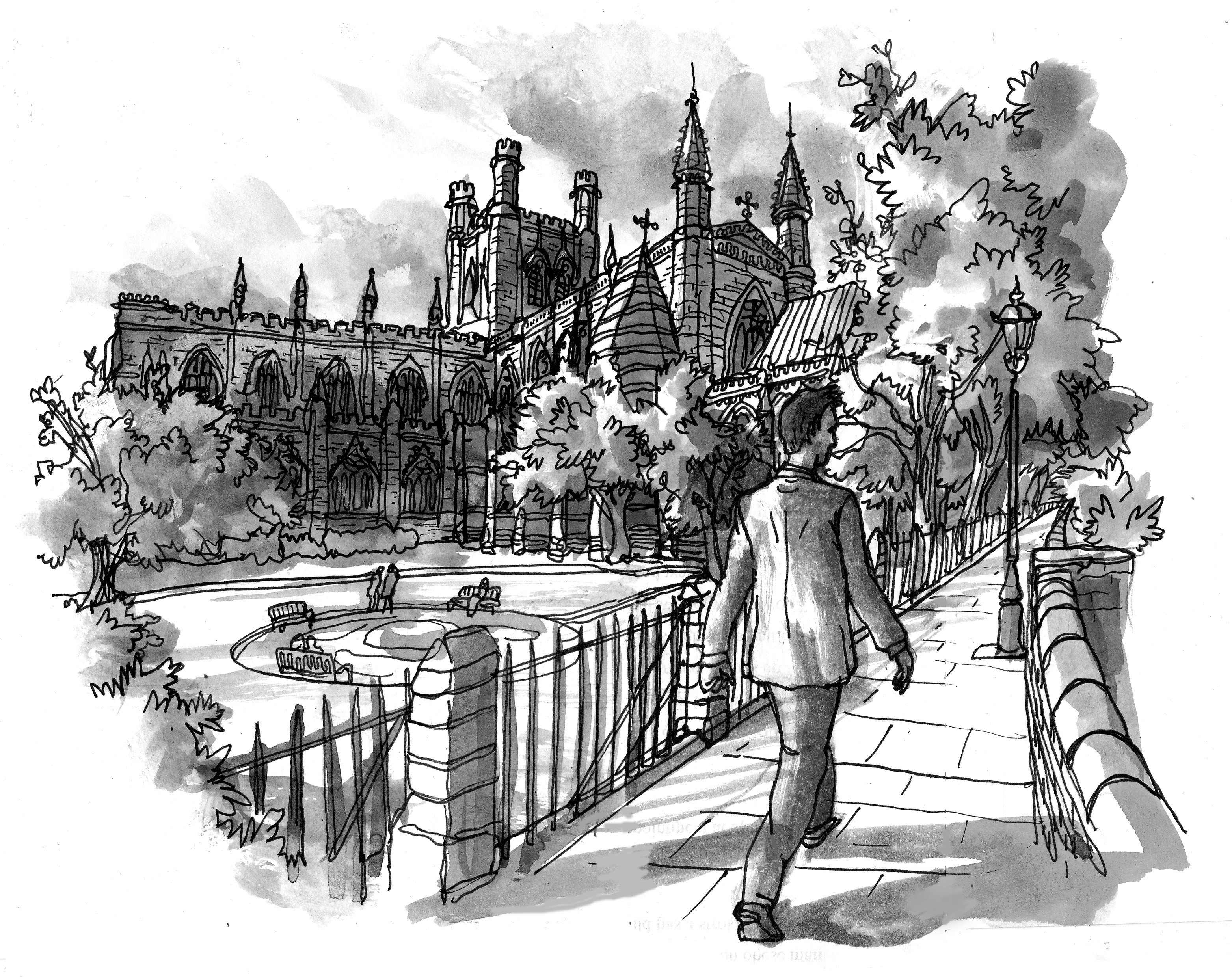 Power walking Chester's walls