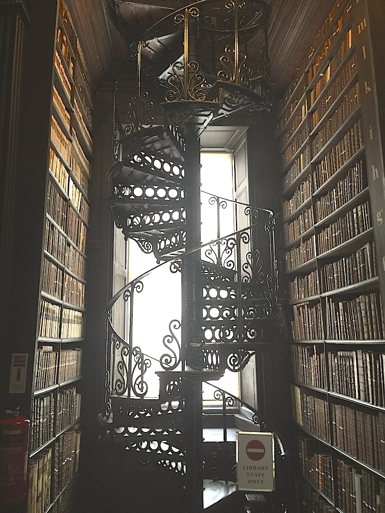 Spiral Stairs Trinity College LIbrary